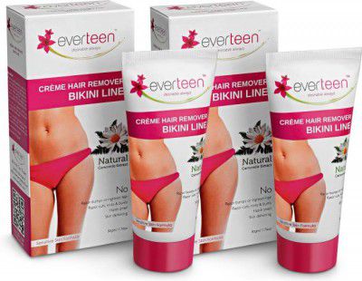everteen bikini hair remover Cream - (100 g, Set of 2)