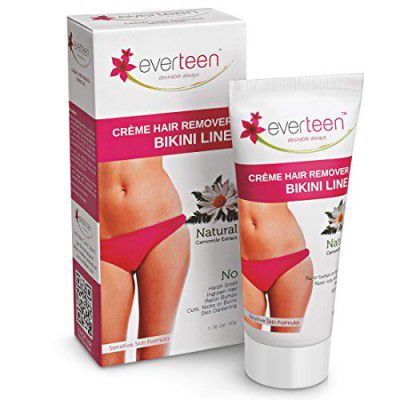 Everteen Hair Remover Creme 50g for Bikini Line & Underarms