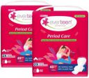 everteen Period Care XXL Soft with Neem-Safflower - (40 Pads Each) Sanitary Pad (Pack of 2)...