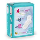 everteen XXL Sanitary Napkin Pads with Cottony-Dry Top Layer for Women Enriched with Neem and Safflower – 1 Pack (40 Pads, 320mm)...