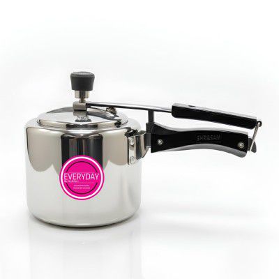 Everyday Stainless Steel Pressure Cooker, 3 Litre