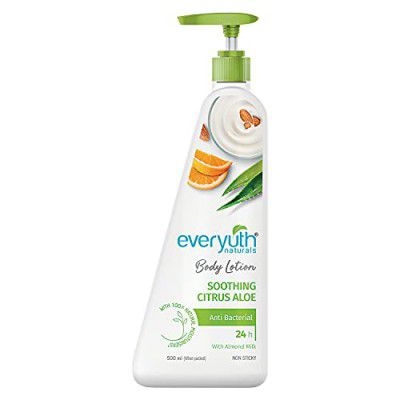 Everyuth Naturals Body Lotion Citrus Aloe|Instant Hydration | Refreshing & Soothing - 500ml