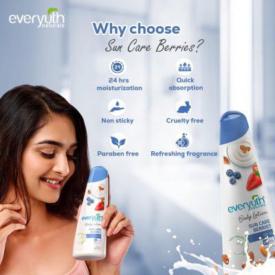 Everyuth Naturals Body Lotion Sun Care Berries - 500ml (EN_Berries_500)
