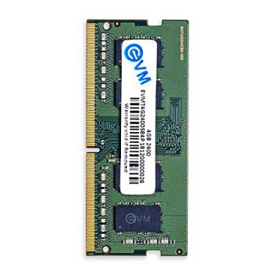 EVM 4GB DDR4 Laptop RAM 2400MHz So-DIMM - Update Your Desktop's Performance 10-Year Warranty - (EVMT4G2400S88P)