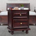 EVOK Alexander Solidwood Night Stand-Dark Walnut...