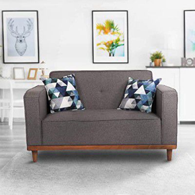 EVOK Arlette New Fabric Sofa 2 Seater-Grey