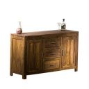 Evok Courtney Solidwood Buffet in Brown Colour...