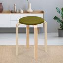 Evok Oyster Bentwood Round Stool (Green)...