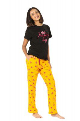 Evolove Women Night Suit Set/Top Pyjama Set