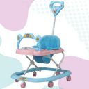 Evoshine Baby Olive Walker - Foldable Design with Parent Handle Rod & Big Comfortable Seat Cushion for Babies 6-18 Months - Perfect Baby (Pink)...