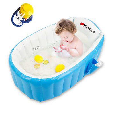 evrum Baby Inflatable Bathtub, Goodking Portable Infant Toddler Bathing Tub
