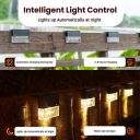 EVRUM Plastic Solar Light Outdoor Panel Led Light Decoration Waterproof Lights For Deck, Patio, Railing Step Light (Pack of 1)...