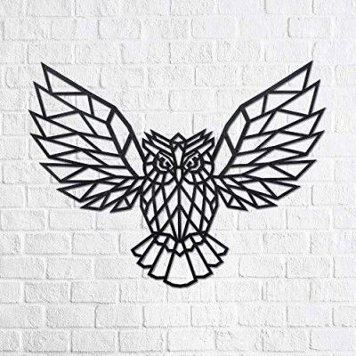 EWA Eco-Wood-Art 3D Wooden Puzzle for Interior Decoration – OWL - Decorative Items for Home Wall Decal, Abstract Wall Decor DIY Kit for Self-Assembly, Wooden Birds Decorative for Home Decor