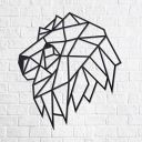 EWA Eco-Wood-Art 3D Wooden Puzzle for Interior Decoration – Lion Head - Laser Cut Decoration Wall Decal, DIY Wooden Decorative Items for Wall, Decorative Wood Applique Animal Head Wall Decor...