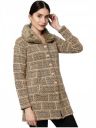 eWools Women's Wool Blend Banded Collar Cardigan...
