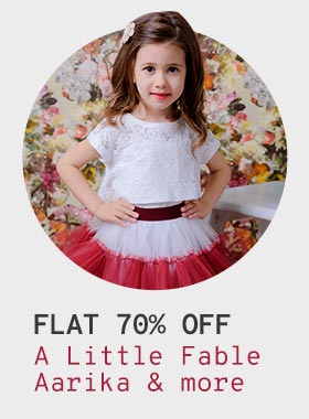 Aarika & A little Fable Kids Dresses offer poster