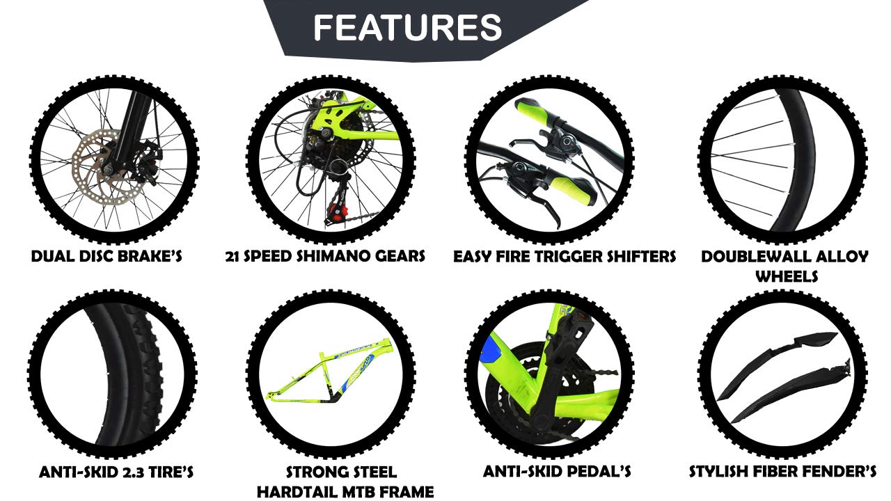 Features of ORBIS CYCLES Thunder-X 26 Inches 21 Speed Bike