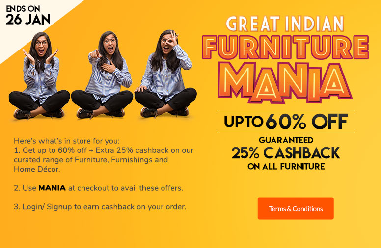 Pepperfry Makar Furniture Mania Sale banner