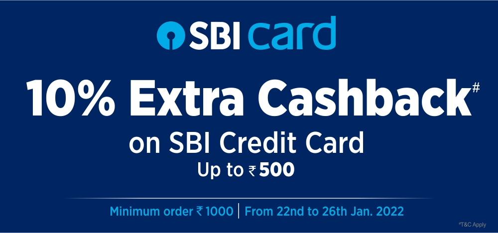 Jiomart SBI card Offer January 2022