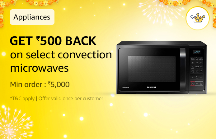 Amazon Coupon on Microwave 