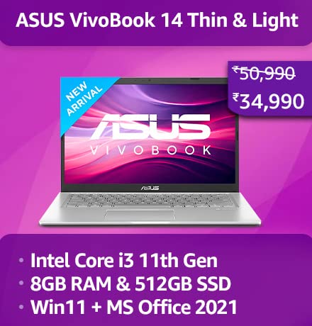 Asus Vivobook 14 Thin and Light Laptop