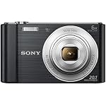 Sony Cybershot DSC-W810/B 20.1MP Digital Camera Memory Card 16GB (Black) + Bag