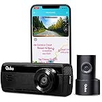 Qubo Car Dash Camera True 4K 2160P UHD Dual Channel from Hero Group, Made in India, ADAS, Front 2160P and Rear