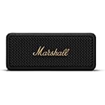 Marshall Emberton 20 Watt Wireless Bluetooth Portable Speaker (Black and Brass)