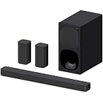 Sony HT-S20R Real 5.1ch Dolby Digital Soundbar for TV with subwoofer and Compact Rear Speakers, 5.1ch Home The