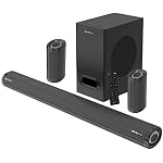 ZEBRONICS Zeb-Juke BAR 9500WS PRO Dolby 5.1 soundbar with Wireless Satellites, Dolby Audio, 525 Watts Output P