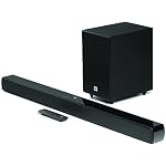 JBL Cinema SB241, Dolby Digital Soundbar with Wired Subwoofer for Extra Deep Bass, 2.1 Channel Home Theatre wi