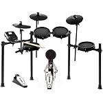 Alesis Nitro Mesh Kit | Eight Piece All-Mesh Electronic Drum Kit with Play Along Tracks, Drum Sticks & Dru