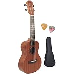 Juarez JRZ23UK/NA 23" Concert Size Ukulele Kit, AQUILA Strings, Sapele Body, Rosewood Fingerboard, Matte 