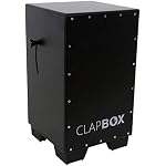 Clapbox Adjustable Snare Cajon CB50- Oak Wood, (H:50 W:30 L:30) - 3 Internal Snares