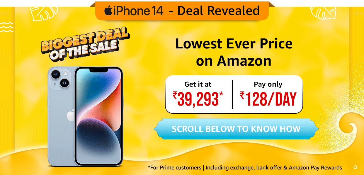 Apple iPhone 14 Lowest ever Offer on Amazon
