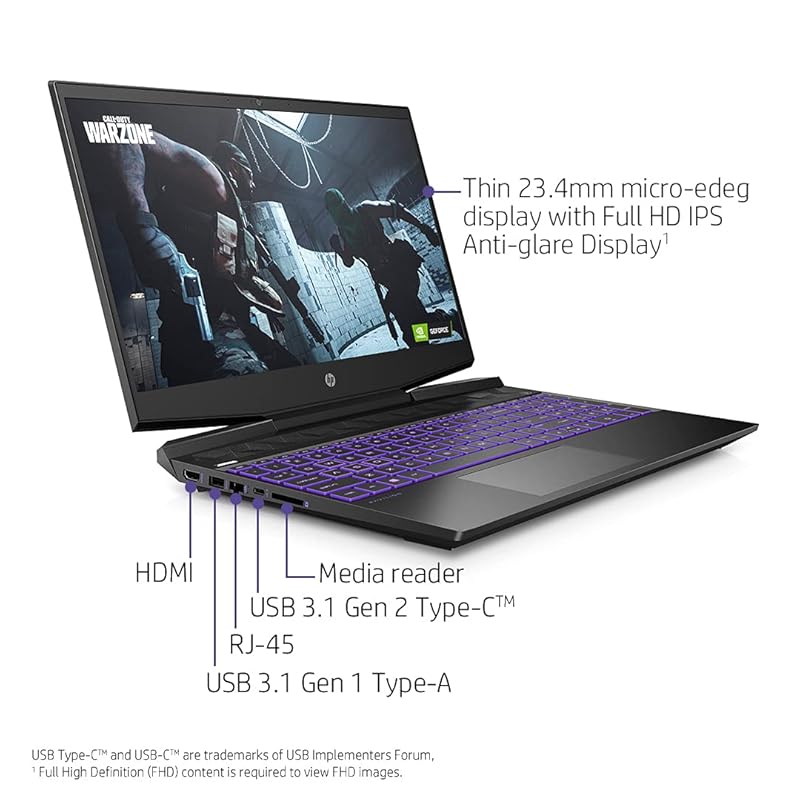 HP Pavilion 15-dk2096TX Specifications