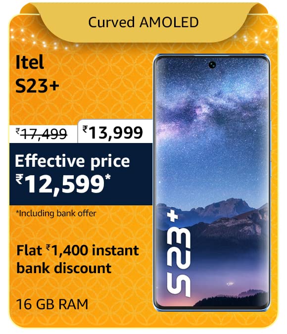 Itel S23+ @ 12,599 During Big Billion Days Sale