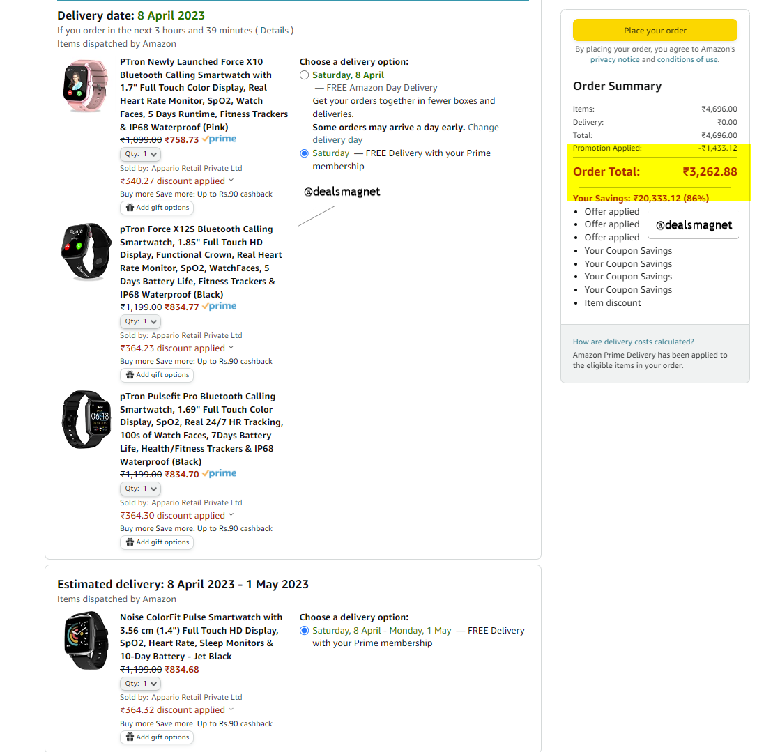 Smartwatch loot offer