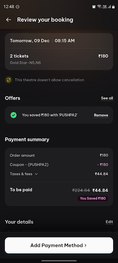 Pushpa 2 Free Movie Ticket