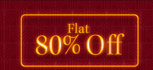 Myntra Flat 80% Off Zone: Everything @ 80% Discount