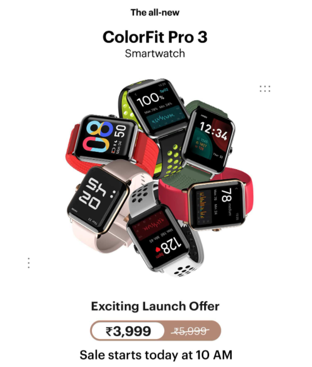 Noise Colorfit Pro3 Offer