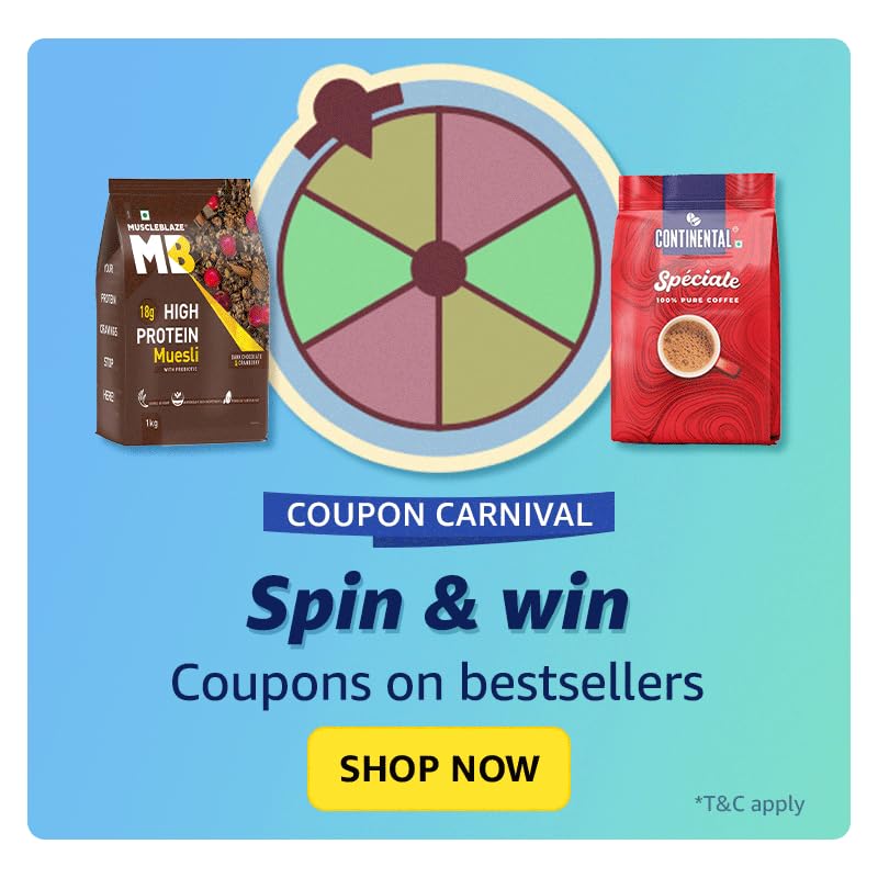 Amazon Quiz: Coupons carnival live on Amazon during _______? Fill in the blanks