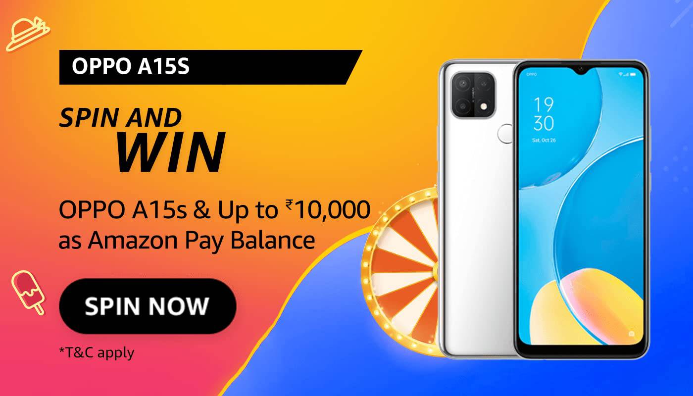Amazon Quiz: What is the impressive Camera setup on OPPO A15s?