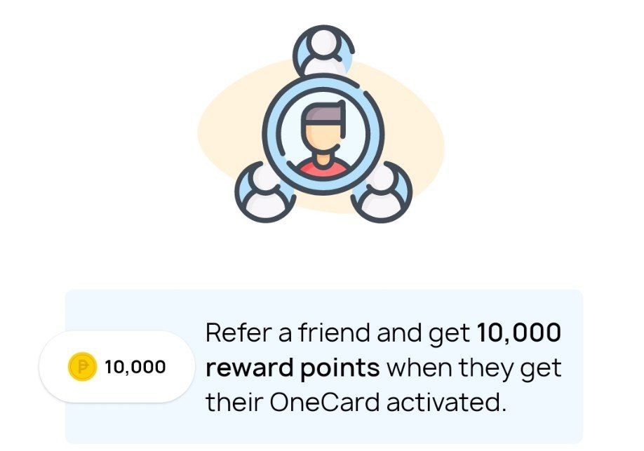 Refer and earn 1000 onecard