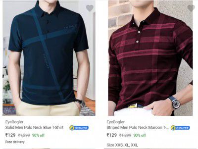 Eyebogler Men's T-Shirts @ 90% Off