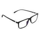 Eyewearlabs BLU l Zero Power Blue Cut Computer Glasses l Anti-Glare l Lightweight & Blocks Harmful Rays l UV Protection Specs l Men & Women l Medium l BBChaseBlack1802C1...