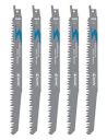 EZARC Wood Pruning Reciprocating Saw Blade 9-Inch Sharp Ground Teeth CRV Long Lifetime Sabre Saw Blades R931GS 5TPI (5-Pack)...