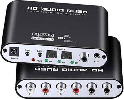 ezcap HD Audio Rush Digital Audio Decoder Converter Surround Media Streaming Device 0 inch Blu-ray Player  (Black)
