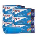 Ezee Blue Garbage Bags Medium 180 Pcs | 30 Pcs x Pack of 6 Rolls | 19 x 21 Inch...