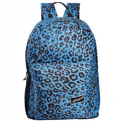 F Gear 23 Ltrs Emprise Animal Print Blue Casual Backpack (3358)